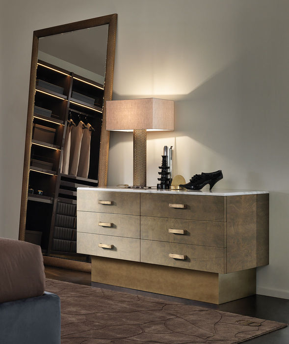 notte-12 LOFT DOUBLE DRESSER 6 DRAWERS